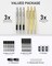 Gold Art Mechanical Pencil Set – 6 Metal Drafting Pencils (0.5, 0.7, 0.9, 2mm) with 12 Tubes Lead Refills, Erasers, Sharpeners & Case – Perfect for Drawing, Sketching, and School Use (Gold)